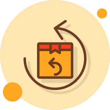 Bir takvim simgesinin vektör illüstrasyonu