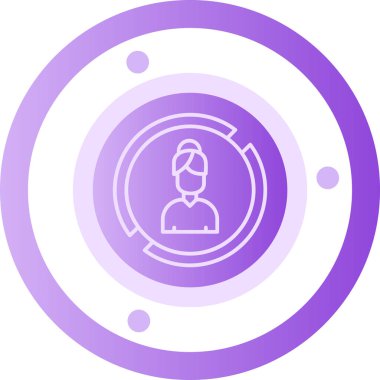 kullanıcı web simgesi, basit vektör illüstrasyonu