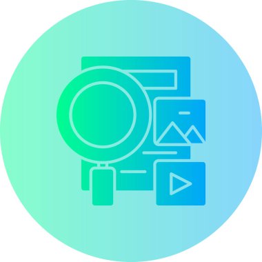 seo modern simgesinin vektör illüstrasyonu