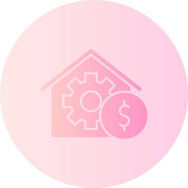 ev vektörü simgesi modern basit illüstrasyon