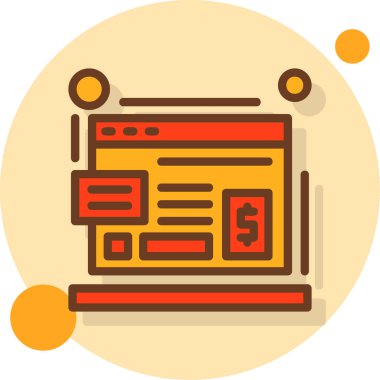 Web tasarım geliştirme simgesi