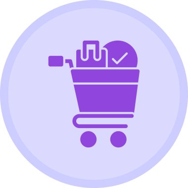 Alışveriş arabası. Basit tasarım