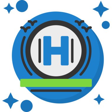 Tek bir izole simgenin vektör illüstrasyonu