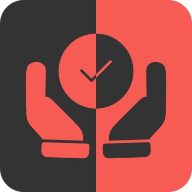 zaman simgesi, vektör illüstrasyonu