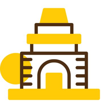 Modern simgenin vektör illüstrasyonu