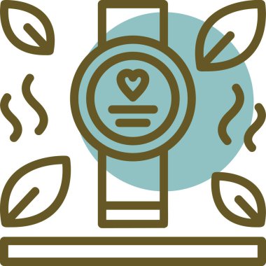 Saat simgesi vektör illüstrasyonu