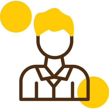 Evrak çantası vektör çizimi olan bir iş adamı