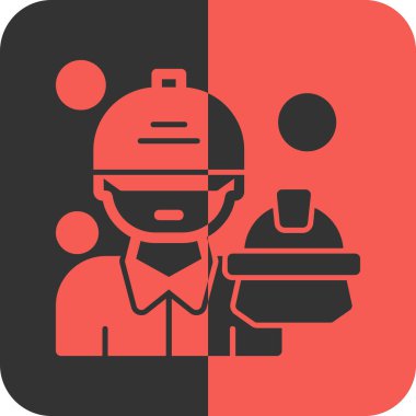 İş Adamı Düz Vektör Simgesi