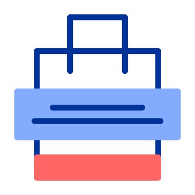 Yazıcı. Web simgesi basit illüstrasyon