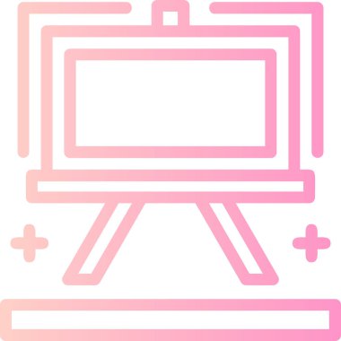 düz dizaynlı bilgisayar ekran simgesi