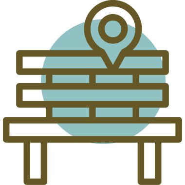 Bir haritanın vektör illüstrasyonu