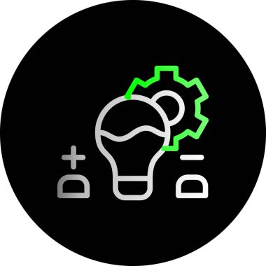 ampul simgesi vektör illüstrasyonu