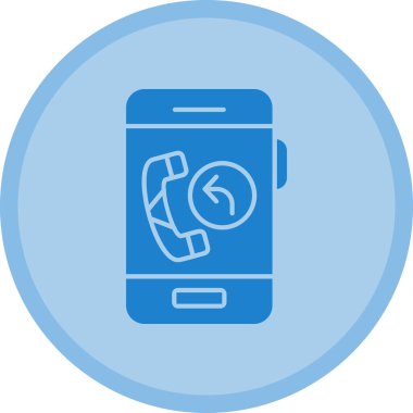 Telefon simgesi, vektör çizimi