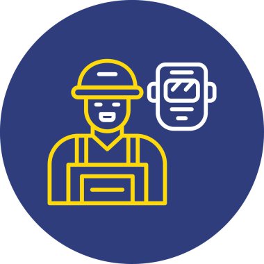 İnşaat işçisinin vektör çizimi