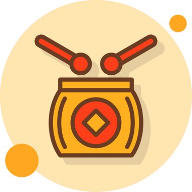 Bir karikatür kamera simgesinin vektör çizimi