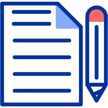 belge dosya vektör illüstrasyonu