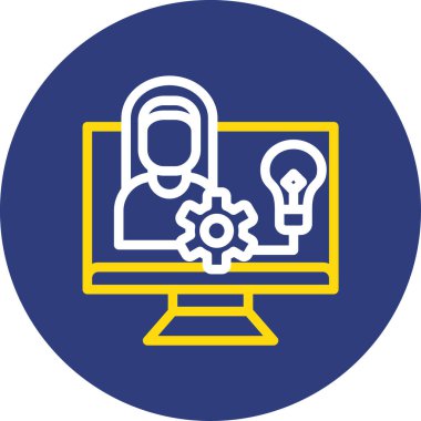 Seo simgesinin vektör illüstrasyonu