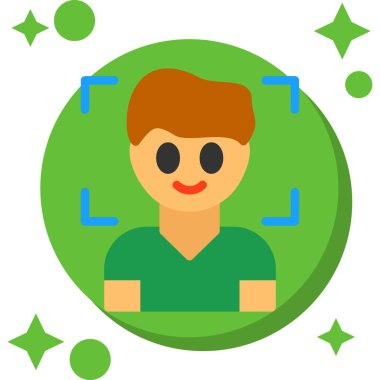 erkek web simgesi basit illüstrasyon