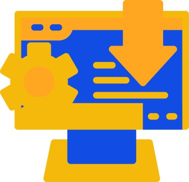 Ayarlama. Web simgesi basit tasarım