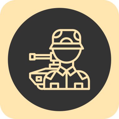 Ordu simgesi, vektör illüstrasyonu