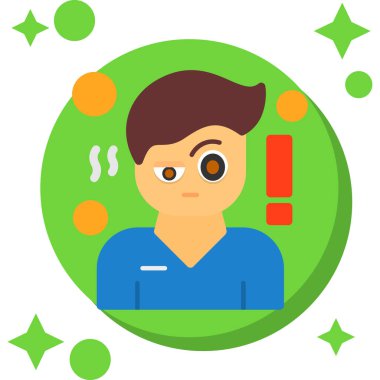 Doktor Web simgesi, basit vektör illüstrasyonu