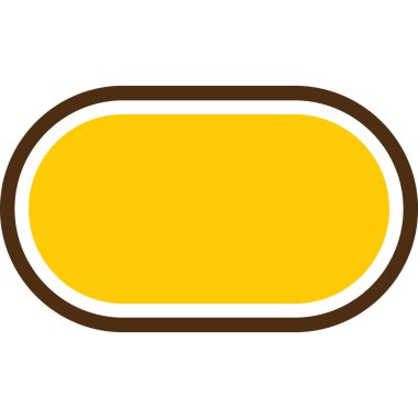 Kahve çekirdeği. Web simgesi basit illüstrasyon