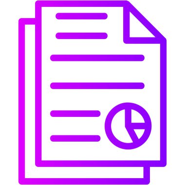 Belge. Web simgesi basit tasarım