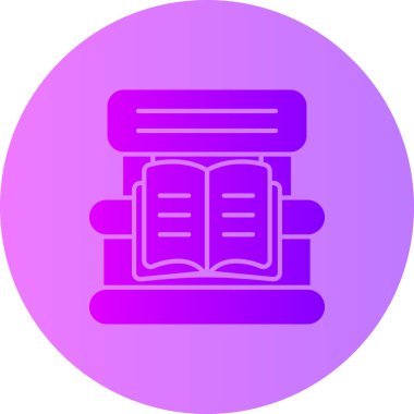 Kitap. Web simgesi basit illüstrasyon