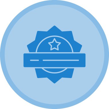 Rozet rozet simgesi taslak biçimi