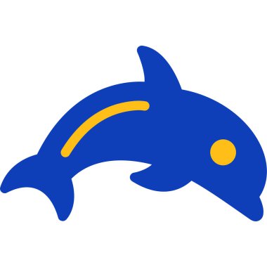 Kişisel ve ticari kullanım için balık vektör simgesi simgesi vektör çizimi..