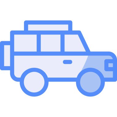 - Araba. Web simgesi basit illüstrasyon