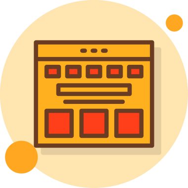 Dosya- outline biçiminde tarayıcı web geliştirme simgesi