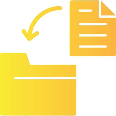 klasör simgesi. vektör illüstrasyonu