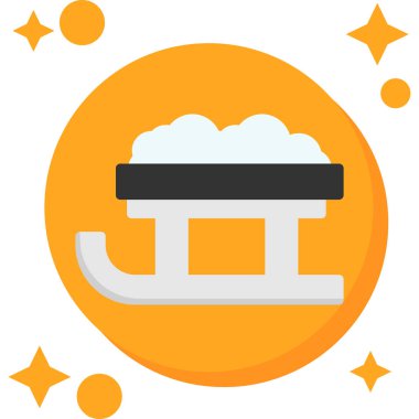 Gıda düz simge vektör çizim