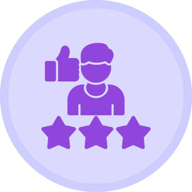 Geri bildirim. Web simgesi basit illüstrasyon