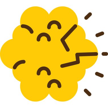 Bulut simgesi vektör illüstrasyonu