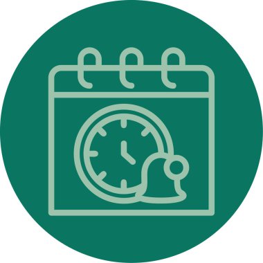 vektör saat resimleme