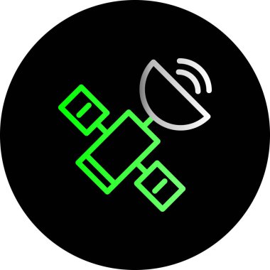 konum vektörü düz simge