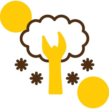 Bulut simgesi vektör illüstrasyonu