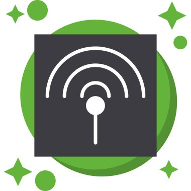 düz biçimdeki wifi vektör simgesi