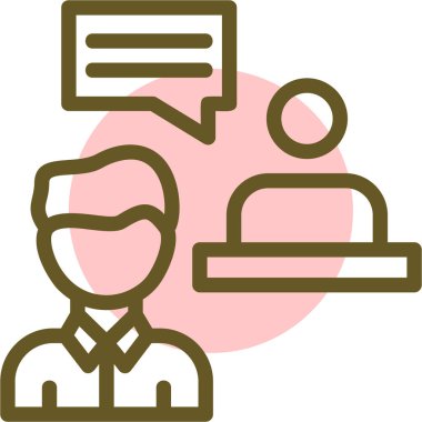 Beyaz üzerinde iş konsepti vektör illüstrasyonu