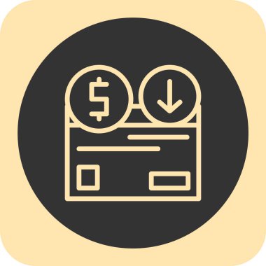 Vektör Doları simge tasarlamak