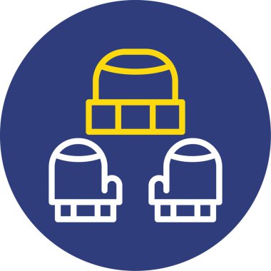 Bir bina simgesinin vektör illüstrasyonu