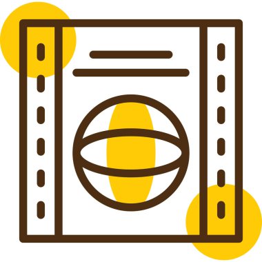 Para web simgesi, basit vektör illüstrasyonu