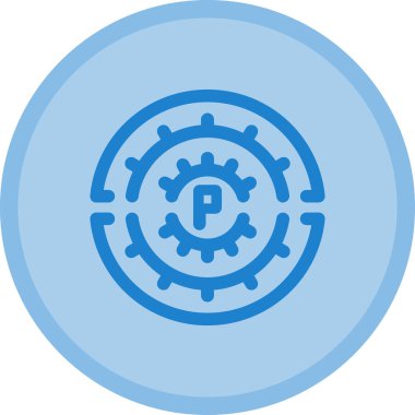 Seo simgesinin vektör illüstrasyonu