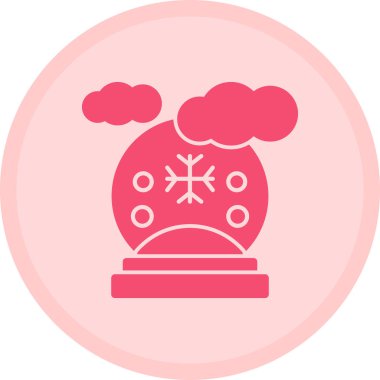 Kar simge vektör çizim