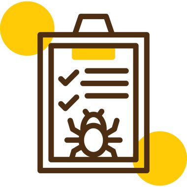 Bir pano simgesinin vektör illüstrasyonu