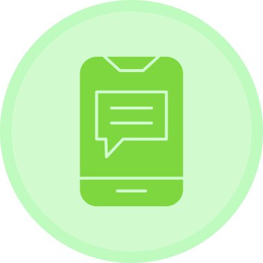 Konuş. Web simgesi basit illüstrasyon