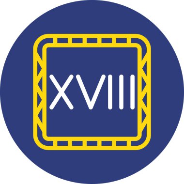 Bir b eksikliği simgesinin vektör çizimi