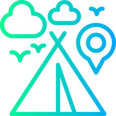 hava durumu web simgesi, basit vektör illüstrasyonu